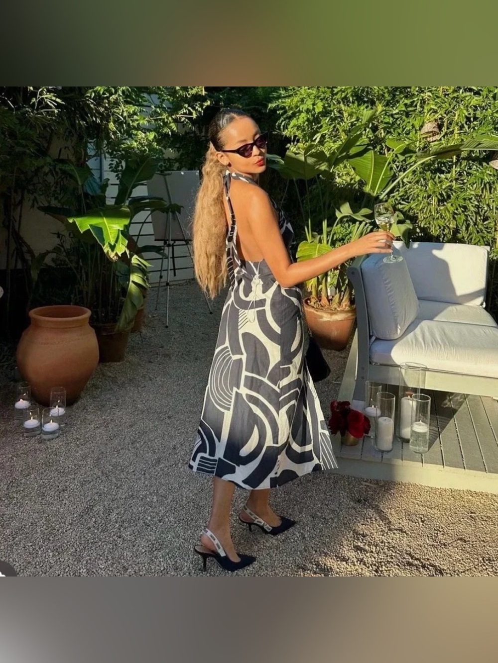 HALTER WRAP DRESS